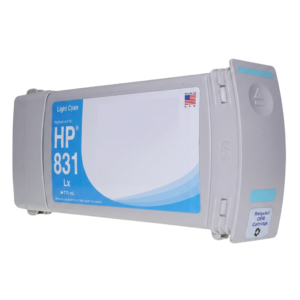 HP Latex 831 Light Cyan 775ml aftermarket ink cartridge for HP Latex 360 and 560