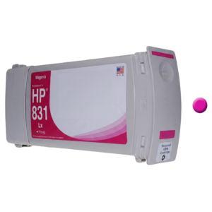 HP Latex 831 Magenta 775ml aftermarket ink cartridge for HP Latex 360 and 560