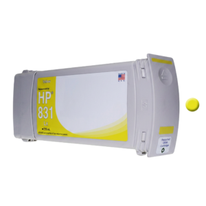 HP Latex 831 Yellow 775ml aftermarket ink cartridge for HP Latex 360 and 560
