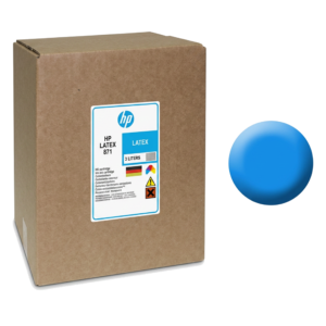 HP Latex 871 Cyan 3L aftermarket ink cartridge for HP Latex 375 and 570