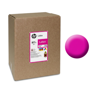 HP Latex 871 Magenta 3L aftermarket ink cartridge for HP Latex 375 and 570