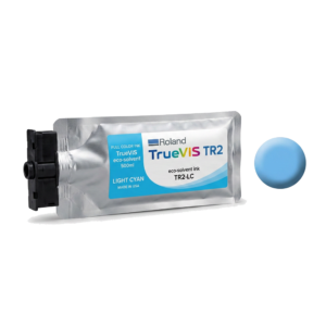 Roland TrueVIS TR2 Light Cyan 500ml aftermarket eco-solvent ink pouch for SG and VG